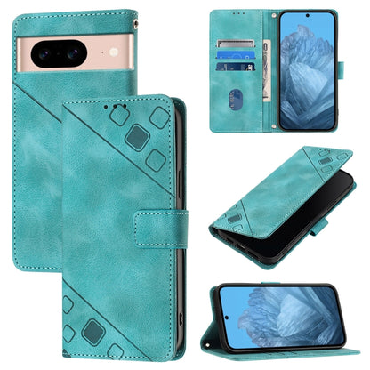 Skin-feel Embossed Leather Phone Case, For Google Pixel 11 Pro XL, For Google Pixel 11 Pro / 11, For Google Pixel 10 Pro XL 5G Global, For Google Pixel 10 5G Global, For Google Pixel 9a, For Google Pixel 9 Pro XL, For Google Pixel 9 / 9 Pro            ...