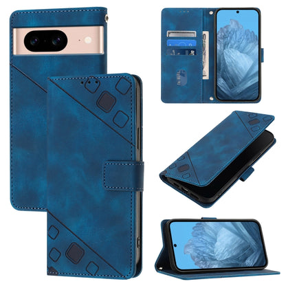 Skin-feel Embossed Leather Phone Case, For Google Pixel 11 Pro XL, For Google Pixel 11 Pro / 11, For Google Pixel 10 Pro XL 5G Global, For Google Pixel 10 5G Global, For Google Pixel 9a, For Google Pixel 9 Pro XL, For Google Pixel 9 / 9 Pro            ...