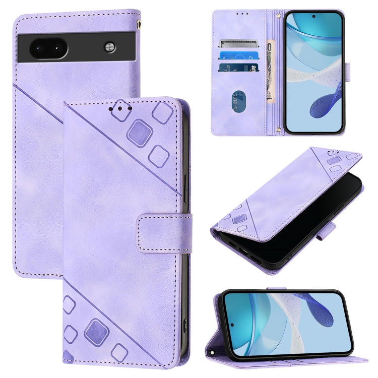 Skin-feel Embossed Leather Phone Case, For Google Pixel 11 Pro XL, For Google Pixel 11 Pro / 11, For Google Pixel 10 Pro XL 5G Global, For Google Pixel 10 5G Global, For Google Pixel 9a, For Google Pixel 9 Pro XL, For Google Pixel 9 / 9 Pro            ...