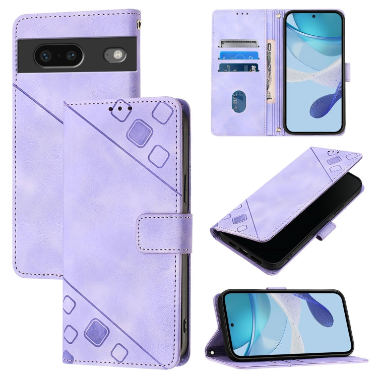 Skin-feel Embossed Leather Phone Case, For Google Pixel 11 Pro XL, For Google Pixel 11 Pro / 11, For Google Pixel 10 Pro XL 5G Global, For Google Pixel 10 5G Global, For Google Pixel 9a, For Google Pixel 9 Pro XL, For Google Pixel 9 / 9 Pro            ...