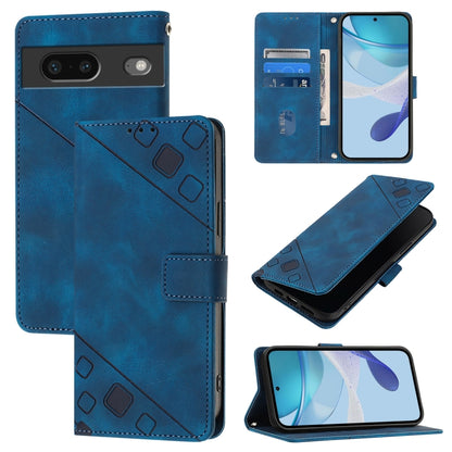 Skin-feel Embossed Leather Phone Case, For Google Pixel 11 Pro XL, For Google Pixel 11 Pro / 11, For Google Pixel 10 Pro XL 5G Global, For Google Pixel 10 5G Global, For Google Pixel 9a, For Google Pixel 9 Pro XL, For Google Pixel 9 / 9 Pro            ...