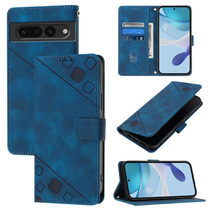 Skin-feel Embossed Leather Phone Case, For Google Pixel 11 Pro XL, For Google Pixel 11 Pro / 11, For Google Pixel 10 Pro XL 5G Global, For Google Pixel 10 5G Global, For Google Pixel 9a, For Google Pixel 9 Pro XL, For Google Pixel 9 / 9 Pro            ...