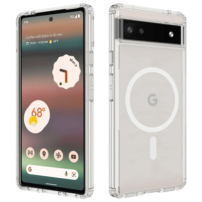 MagSafe Clear Acrylic PC Hybrid TPU Phone Case, For Google Pixel 11 Pro XL, For Google Pixel 11, For Google Pixel 11 Pro, For Google Pixel 10a, For Google Pixel 10 Pro XL, For Google Pixel 10 Pro, For Google Pixel 10, For Google Pixel 9a               ...