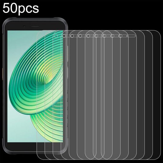 50pcs 0.26mm 9H 2.5D Tempered Glass Film