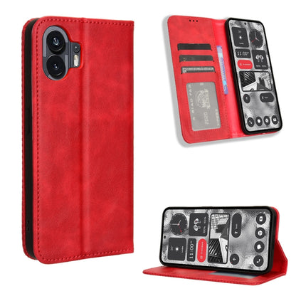Magnetic Buckle Retro Texture Leather Phone Case, For Nothing Phone 4a Pro, For Nothing Phone 4a, For Nothing Phone 3a Lite, For Nothing Phone 3, For Nothing CMF Phone 2 Pro, For Nothing Phone 3a, For Nothing Phone 3a Pro, For Nothing CMF Phone 1      ...