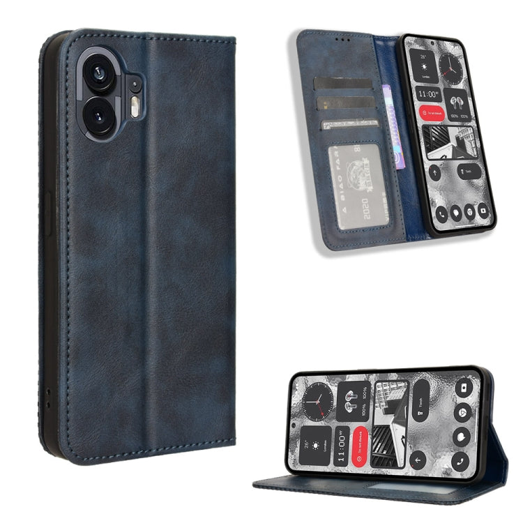 Magnetic Buckle Retro Texture Leather Phone Case, For Nothing Phone 4a Pro, For Nothing Phone 4a, For Nothing Phone 3a Lite, For Nothing Phone 3, For Nothing CMF Phone 2 Pro, For Nothing Phone 3a, For Nothing Phone 3a Pro, For Nothing CMF Phone 1      ...