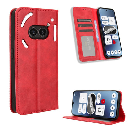 Magnetic Buckle Retro Texture Leather Phone Case, For Nothing Phone 4a Pro, For Nothing Phone 4a, For Nothing Phone 3a Lite, For Nothing Phone 3, For Nothing CMF Phone 2 Pro, For Nothing Phone 3a, For Nothing Phone 3a Pro, For Nothing CMF Phone 1      ...