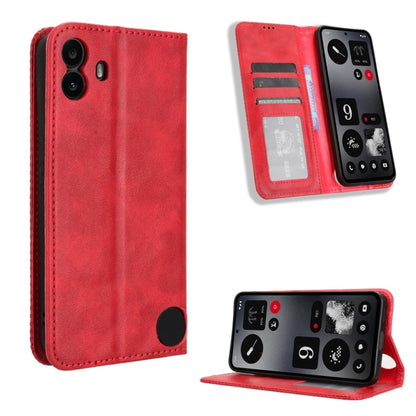 Magnetic Buckle Retro Texture Leather Phone Case, For Nothing Phone 4a Pro, For Nothing Phone 4a, For Nothing Phone 3a Lite, For Nothing Phone 3, For Nothing CMF Phone 2 Pro, For Nothing Phone 3a, For Nothing Phone 3a Pro, For Nothing CMF Phone 1      ...