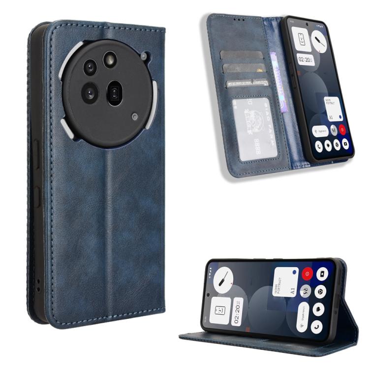 Magnetic Buckle Retro Texture Leather Phone Case, For Nothing Phone 4a Pro, For Nothing Phone 4a, For Nothing Phone 3a Lite, For Nothing Phone 3, For Nothing CMF Phone 2 Pro, For Nothing Phone 3a, For Nothing Phone 3a Pro, For Nothing CMF Phone 1      ...