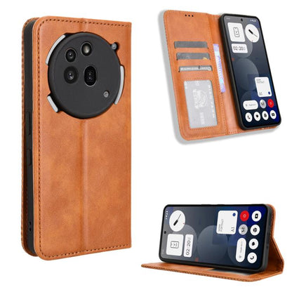 Magnetic Buckle Retro Texture Leather Phone Case, For Nothing Phone 4a Pro, For Nothing Phone 4a, For Nothing Phone 3a Lite, For Nothing Phone 3, For Nothing CMF Phone 2 Pro, For Nothing Phone 3a, For Nothing Phone 3a Pro, For Nothing CMF Phone 1      ...