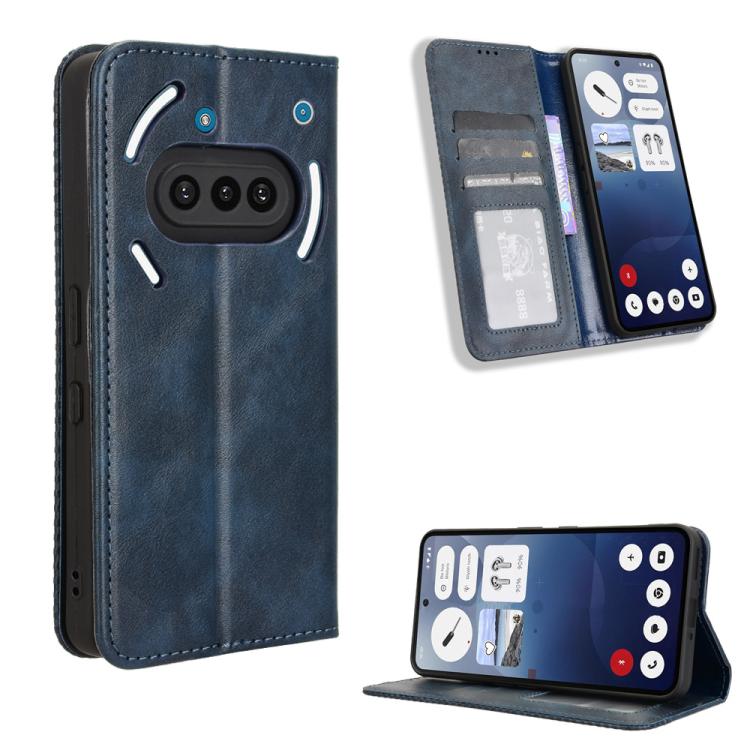 Magnetic Buckle Retro Texture Leather Phone Case, For Nothing Phone 4a Pro, For Nothing Phone 4a, For Nothing Phone 3a Lite, For Nothing Phone 3, For Nothing CMF Phone 2 Pro, For Nothing Phone 3a, For Nothing Phone 3a Pro, For Nothing CMF Phone 1      ...