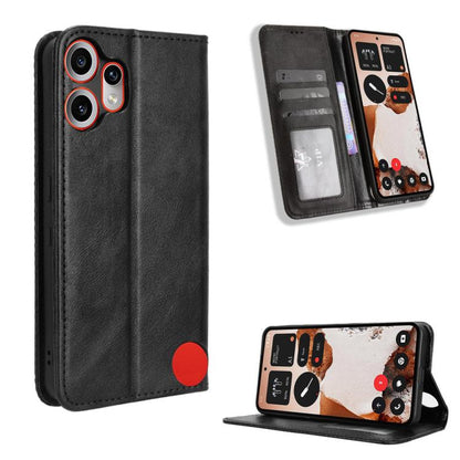 Magnetic Buckle Retro Texture Leather Phone Case, For Nothing Phone 4a Pro, For Nothing Phone 4a, For Nothing Phone 3a Lite, For Nothing Phone 3, For Nothing CMF Phone 2 Pro, For Nothing Phone 3a, For Nothing Phone 3a Pro, For Nothing CMF Phone 1      ...