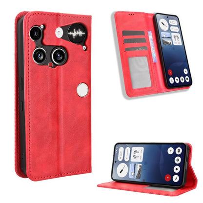Magnetic Buckle Retro Texture Leather Phone Case, For Nothing Phone 4a Pro, For Nothing Phone 4a, For Nothing Phone 3a Lite, For Nothing Phone 3, For Nothing CMF Phone 2 Pro, For Nothing Phone 3a, For Nothing Phone 3a Pro, For Nothing CMF Phone 1      ...