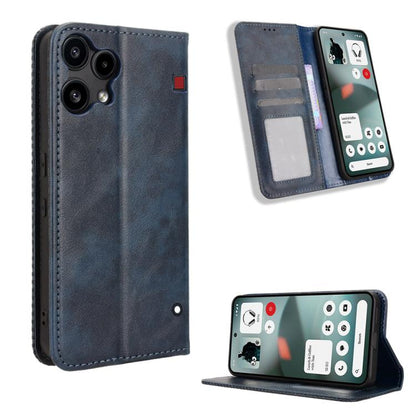 Magnetic Buckle Retro Texture Leather Phone Case, For Nothing Phone 4a Pro, For Nothing Phone 4a, For Nothing Phone 3a Lite, For Nothing Phone 3, For Nothing CMF Phone 2 Pro, For Nothing Phone 3a, For Nothing Phone 3a Pro, For Nothing CMF Phone 1      ...