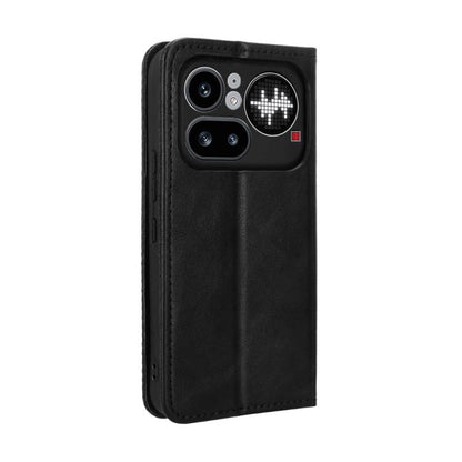 Magnetic Buckle Retro Texture Leather Phone Case, For Nothing Phone 4a Pro, For Nothing Phone 4a, For Nothing Phone 3a Lite, For Nothing Phone 3, For Nothing CMF Phone 2 Pro, For Nothing Phone 3a, For Nothing Phone 3a Pro, For Nothing CMF Phone 1      ...