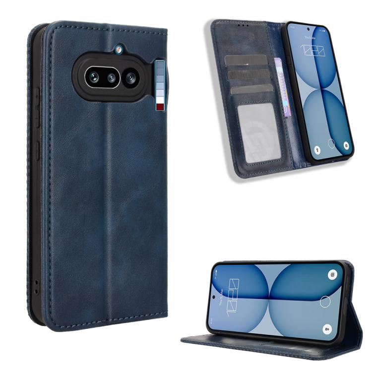 Magnetic Buckle Retro Texture Leather Phone Case, For Nothing Phone 4a Pro, For Nothing Phone 4a, For Nothing Phone 3a Lite, For Nothing Phone 3, For Nothing CMF Phone 2 Pro, For Nothing Phone 3a, For Nothing Phone 3a Pro, For Nothing CMF Phone 1      ...