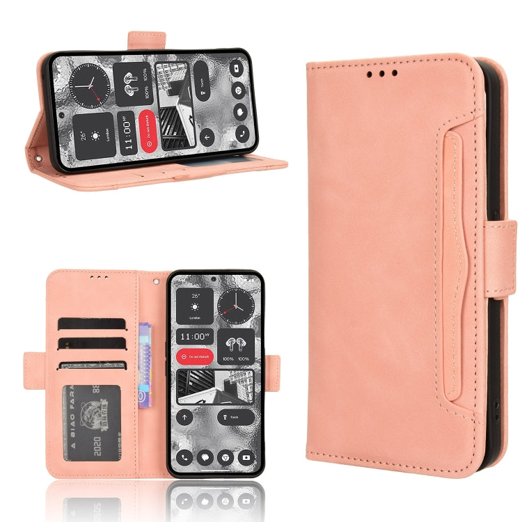 Skin Feel Calf Texture Card Slots Leather Phone Case, For Nothing Phone 4a Pro, For Nothing Phone 4a, For Nothing Phone 3a Lite, For Nothing Phone 3, For Nothing CMF Phone 2 Pro, For Nothing Phone 3a, For Nothing Phone 3a Pro, For Nothing CMF Phone 1  ...