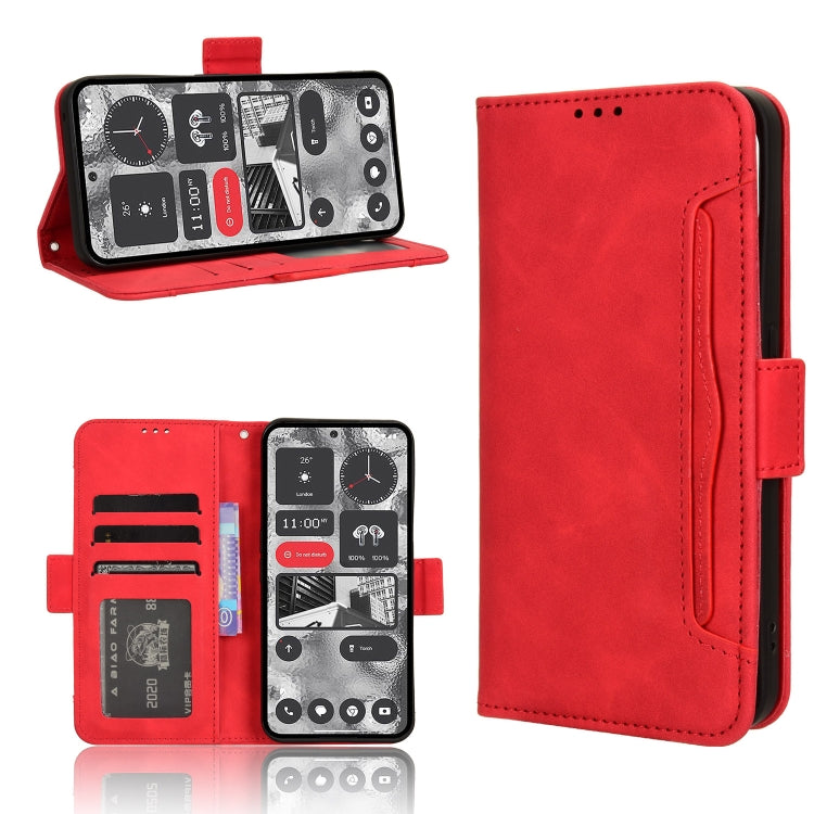 Skin Feel Calf Texture Card Slots Leather Phone Case, For Nothing Phone 4a Pro, For Nothing Phone 4a, For Nothing Phone 3a Lite, For Nothing Phone 3, For Nothing CMF Phone 2 Pro, For Nothing Phone 3a, For Nothing Phone 3a Pro, For Nothing CMF Phone 1  ...