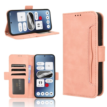 Skin Feel Calf Texture Card Slots Leather Phone Case, For Nothing Phone 4a Pro, For Nothing Phone 4a, For Nothing Phone 3a Lite, For Nothing Phone 3, For Nothing CMF Phone 2 Pro, For Nothing Phone 3a, For Nothing Phone 3a Pro, For Nothing CMF Phone 1  ...