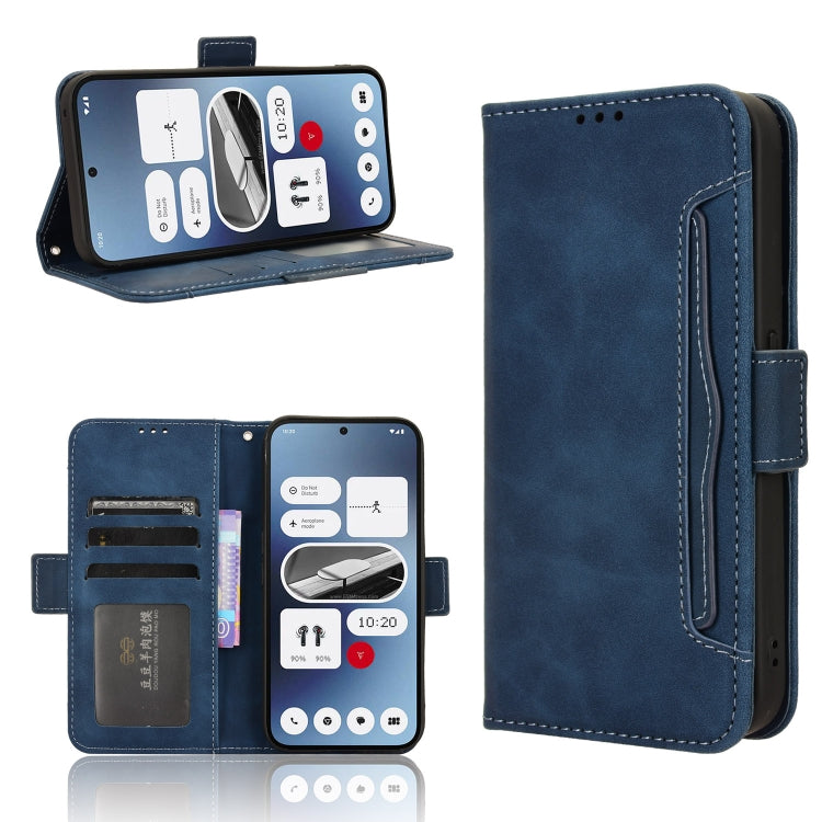 Skin Feel Calf Texture Card Slots Leather Phone Case, For Nothing Phone 4a Pro, For Nothing Phone 4a, For Nothing Phone 3a Lite, For Nothing Phone 3, For Nothing CMF Phone 2 Pro, For Nothing Phone 3a, For Nothing Phone 3a Pro, For Nothing CMF Phone 1  ...