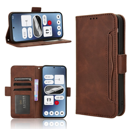 Skin Feel Calf Texture Card Slots Leather Phone Case, For Nothing Phone 4a Pro, For Nothing Phone 4a, For Nothing Phone 3a Lite, For Nothing Phone 3, For Nothing CMF Phone 2 Pro, For Nothing Phone 3a, For Nothing Phone 3a Pro, For Nothing CMF Phone 1  ...
