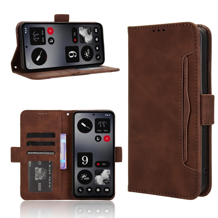 Skin Feel Calf Texture Card Slots Leather Phone Case, For Nothing Phone 4a Pro, For Nothing Phone 4a, For Nothing Phone 3a Lite, For Nothing Phone 3, For Nothing CMF Phone 2 Pro, For Nothing Phone 3a, For Nothing Phone 3a Pro, For Nothing CMF Phone 1  ...