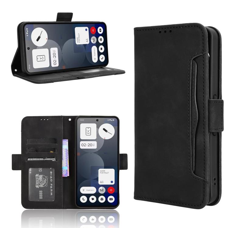 Skin Feel Calf Texture Card Slots Leather Phone Case, For Nothing Phone 4a Pro, For Nothing Phone 4a, For Nothing Phone 3a Lite, For Nothing Phone 3, For Nothing CMF Phone 2 Pro, For Nothing Phone 3a, For Nothing Phone 3a Pro, For Nothing CMF Phone 1  ...
