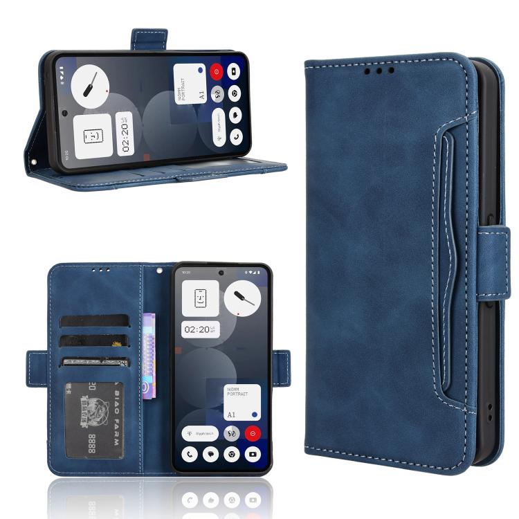 Skin Feel Calf Texture Card Slots Leather Phone Case, For Nothing Phone 4a Pro, For Nothing Phone 4a, For Nothing Phone 3a Lite, For Nothing Phone 3, For Nothing CMF Phone 2 Pro, For Nothing Phone 3a, For Nothing Phone 3a Pro, For Nothing CMF Phone 1  ...