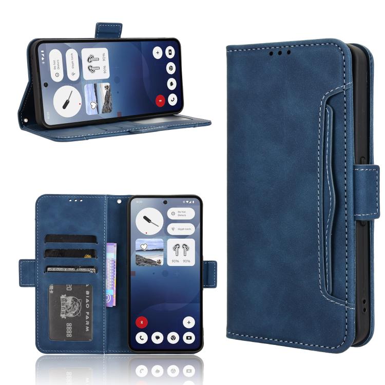 Skin Feel Calf Texture Card Slots Leather Phone Case, For Nothing Phone 4a Pro, For Nothing Phone 4a, For Nothing Phone 3a Lite, For Nothing Phone 3, For Nothing CMF Phone 2 Pro, For Nothing Phone 3a, For Nothing Phone 3a Pro, For Nothing CMF Phone 1  ...