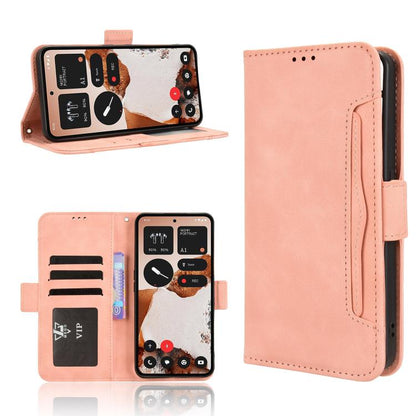 Skin Feel Calf Texture Card Slots Leather Phone Case, For Nothing Phone 4a Pro, For Nothing Phone 4a, For Nothing Phone 3a Lite, For Nothing Phone 3, For Nothing CMF Phone 2 Pro, For Nothing Phone 3a, For Nothing Phone 3a Pro, For Nothing CMF Phone 1  ...