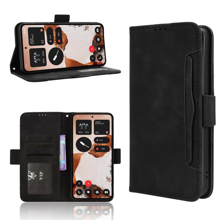 Skin Feel Calf Texture Card Slots Leather Phone Case, For Nothing Phone 4a Pro, For Nothing Phone 4a, For Nothing Phone 3a Lite, For Nothing Phone 3, For Nothing CMF Phone 2 Pro, For Nothing Phone 3a, For Nothing Phone 3a Pro, For Nothing CMF Phone 1  ...