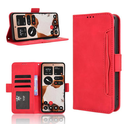 Skin Feel Calf Texture Card Slots Leather Phone Case, For Nothing Phone 4a Pro, For Nothing Phone 4a, For Nothing Phone 3a Lite, For Nothing Phone 3, For Nothing CMF Phone 2 Pro, For Nothing Phone 3a, For Nothing Phone 3a Pro, For Nothing CMF Phone 1  ...
