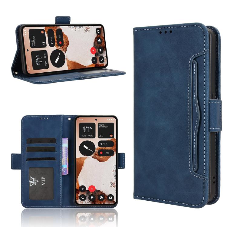 Skin Feel Calf Texture Card Slots Leather Phone Case, For Nothing Phone 4a Pro, For Nothing Phone 4a, For Nothing Phone 3a Lite, For Nothing Phone 3, For Nothing CMF Phone 2 Pro, For Nothing Phone 3a, For Nothing Phone 3a Pro, For Nothing CMF Phone 1  ...