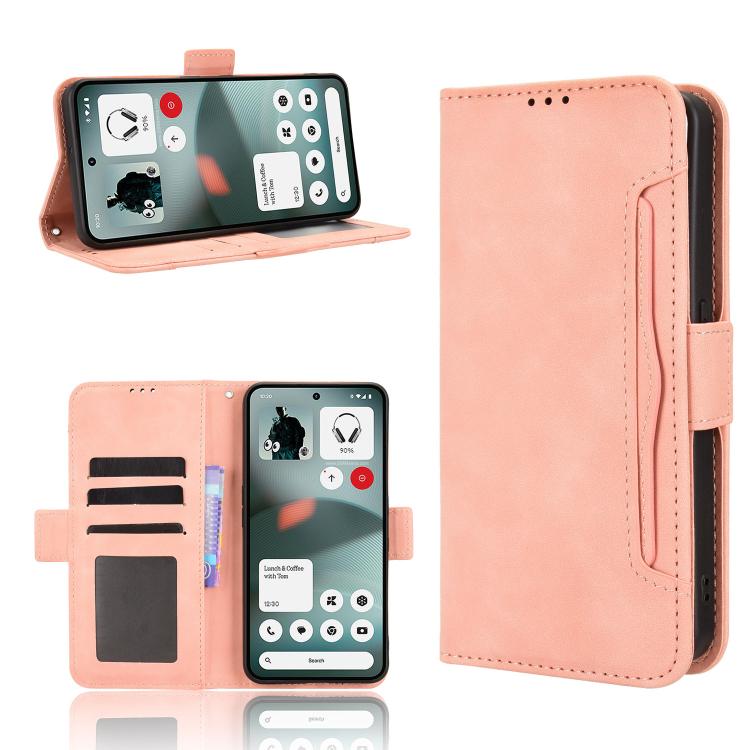 Skin Feel Calf Texture Card Slots Leather Phone Case, For Nothing Phone 4a Pro, For Nothing Phone 4a, For Nothing Phone 3a Lite, For Nothing Phone 3, For Nothing CMF Phone 2 Pro, For Nothing Phone 3a, For Nothing Phone 3a Pro, For Nothing CMF Phone 1  ...