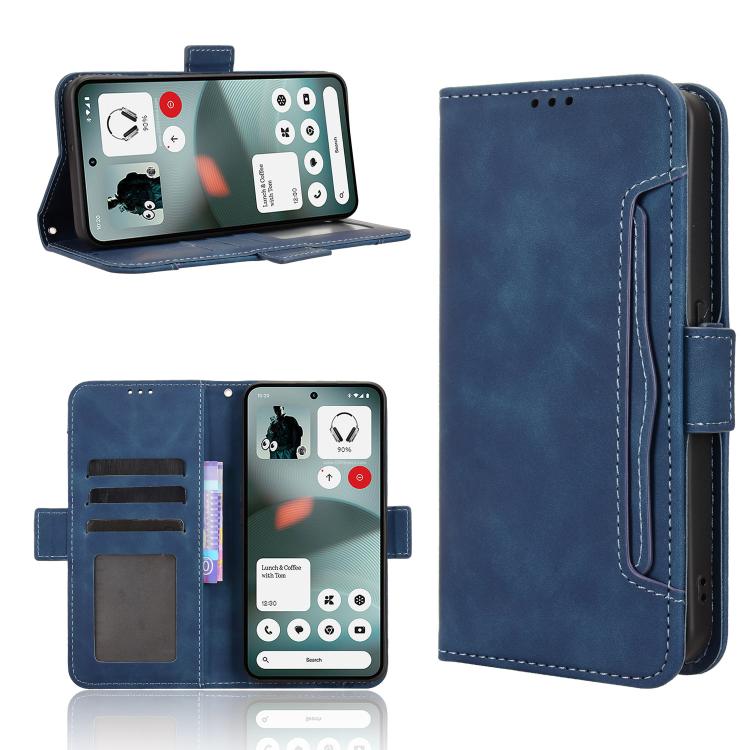 Skin Feel Calf Texture Card Slots Leather Phone Case, For Nothing Phone 4a Pro, For Nothing Phone 4a, For Nothing Phone 3a Lite, For Nothing Phone 3, For Nothing CMF Phone 2 Pro, For Nothing Phone 3a, For Nothing Phone 3a Pro, For Nothing CMF Phone 1  ...