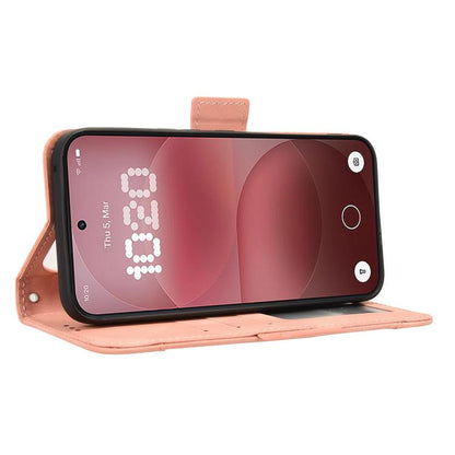 Skin Feel Calf Texture Card Slots Leather Phone Case, For Nothing Phone 4a Pro, For Nothing Phone 4a, For Nothing Phone 3a Lite, For Nothing Phone 3, For Nothing CMF Phone 2 Pro, For Nothing Phone 3a, For Nothing Phone 3a Pro, For Nothing CMF Phone 1  ...
