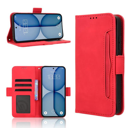 Skin Feel Calf Texture Card Slots Leather Phone Case, For Nothing Phone 4a Pro, For Nothing Phone 4a, For Nothing Phone 3a Lite, For Nothing Phone 3, For Nothing CMF Phone 2 Pro, For Nothing Phone 3a, For Nothing Phone 3a Pro, For Nothing CMF Phone 1  ...