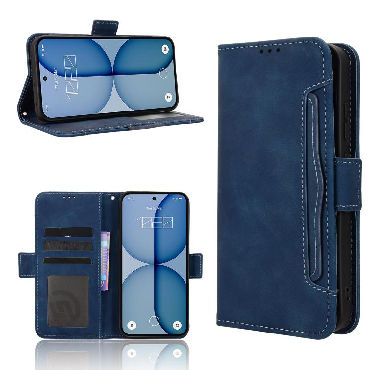 Skin Feel Calf Texture Card Slots Leather Phone Case, For Nothing Phone 4a Pro, For Nothing Phone 4a, For Nothing Phone 3a Lite, For Nothing Phone 3, For Nothing CMF Phone 2 Pro, For Nothing Phone 3a, For Nothing Phone 3a Pro, For Nothing CMF Phone 1  ...