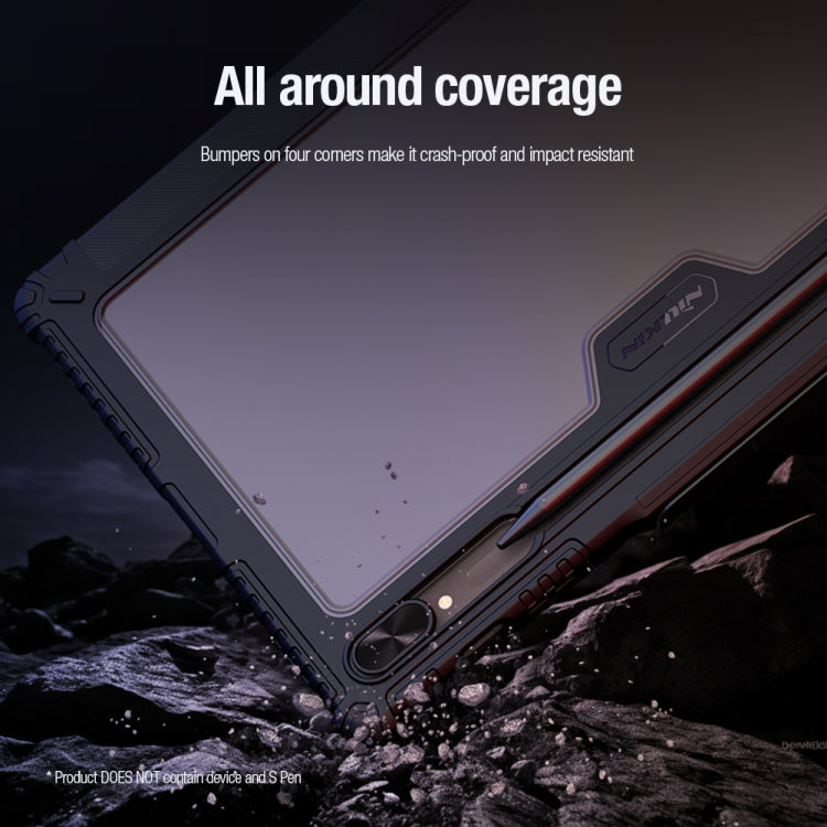 Étui en cuir pour tablette NILLKIN Bumper Pro multi-angle pliable, pour Samsung Galaxy Tab S10 FE, pour Samsung Galaxy Tab S9 Ultra, pour Samsung Galaxy Tab S9+