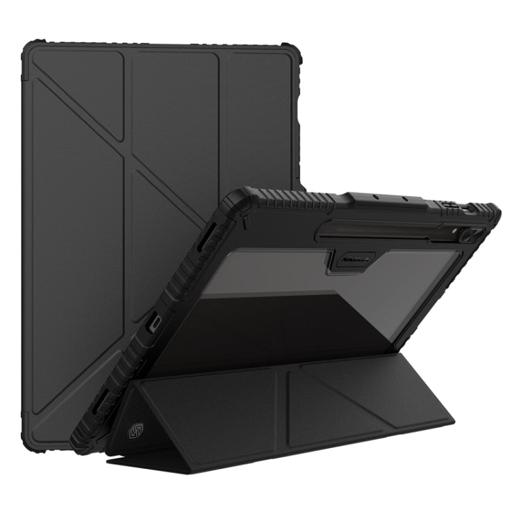 Étui en cuir pour tablette NILLKIN Bumper Pro multi-angle pliable, pour Samsung Galaxy Tab S10 FE, pour Samsung Galaxy Tab S9 Ultra, pour Samsung Galaxy Tab S9+