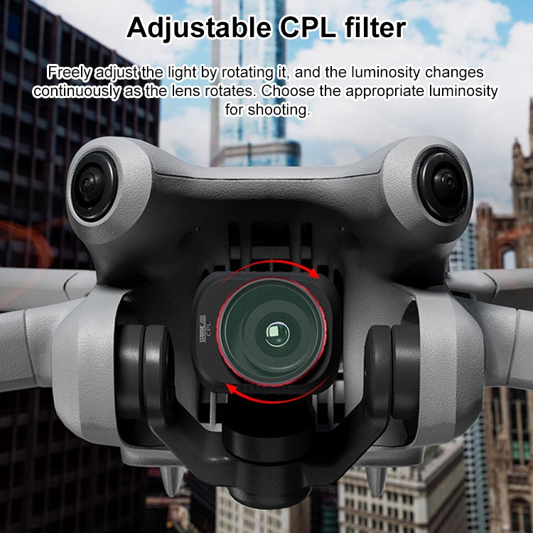 For DJI Mini 4 Pro STARTRC Drone Lens Filter, CPL ND8/16/32/64/256