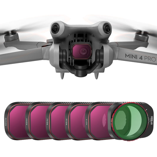 For DJI Mini 4 Pro STARTRC Drone Lens Filter, CPL ND8/16/32/64/256