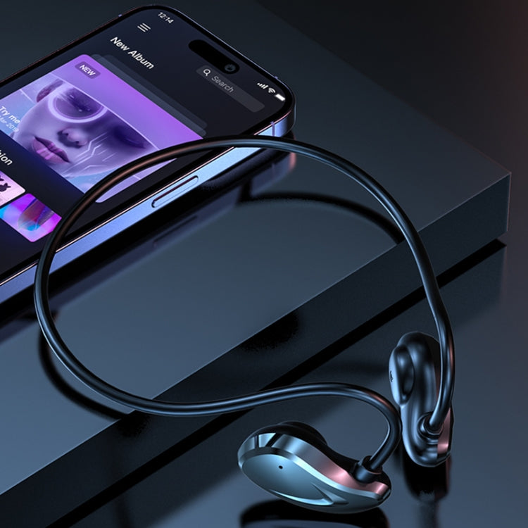 A60 Open Air Conduction Built-in Microphone Wireless Bluetooth Neckband Earphone, A60