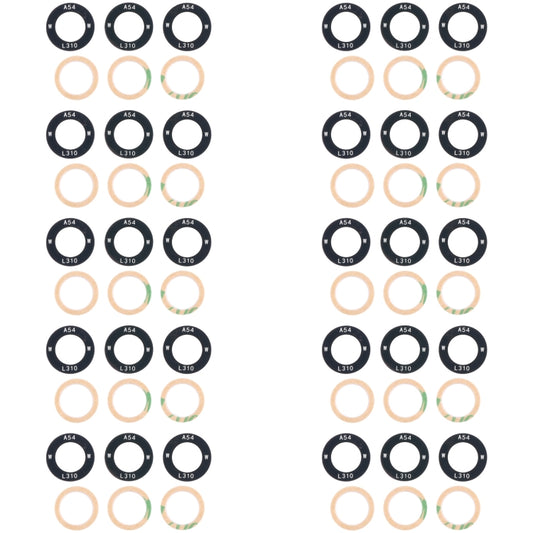 10set Back Camera Lens, For Samsung Galaxy M54 SM-M546B, For Samsung Galaxy M14 SM-M146B, For Samsung Galaxy A24 4G SM-A245F, For Samsung Galaxy F04 SM-E045F, For Samsung Galaxy A14 SM-A145F, For Samsung Galaxy M04 SM-M045F