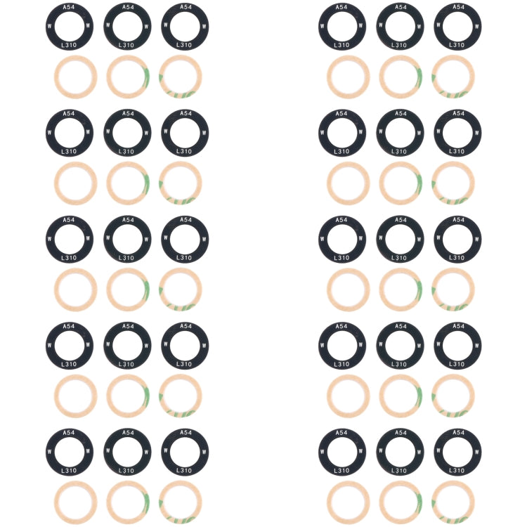 10set Back Camera Lens, For Samsung Galaxy M54 SM-M546B, For Samsung Galaxy M14 SM-M146B, For Samsung Galaxy A24 4G SM-A245F, For Samsung Galaxy F04 SM-E045F, For Samsung Galaxy A14 SM-A145F, For Samsung Galaxy M04 SM-M045F�����������������������������...