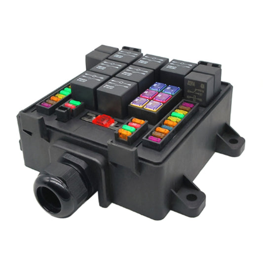Car RV Waterproof Fuse Relay Box Car Modified Multi-Light Control Fuse Box, 12V 4 Pin, 12V 5 Pin, 24V 4 Pin, 24V 5 Pin