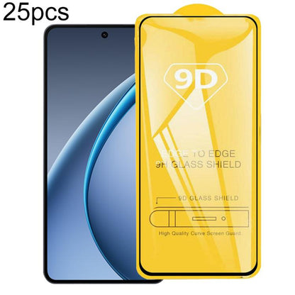 25pcs 9D Full Glue Screen Tempered Glass Film