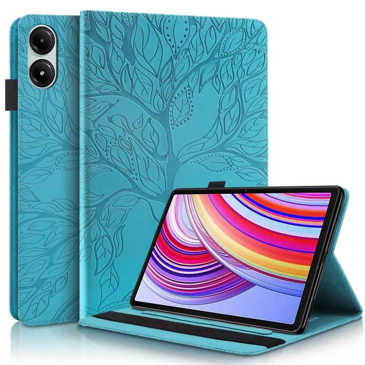 Life Tree Series Horizontal Flip Leather Tablet Case