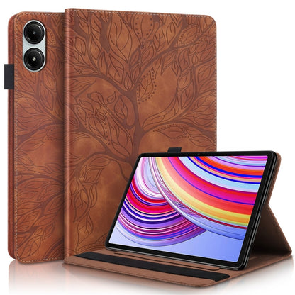 Life Tree Series Horizontal Flip Leather Tablet Case