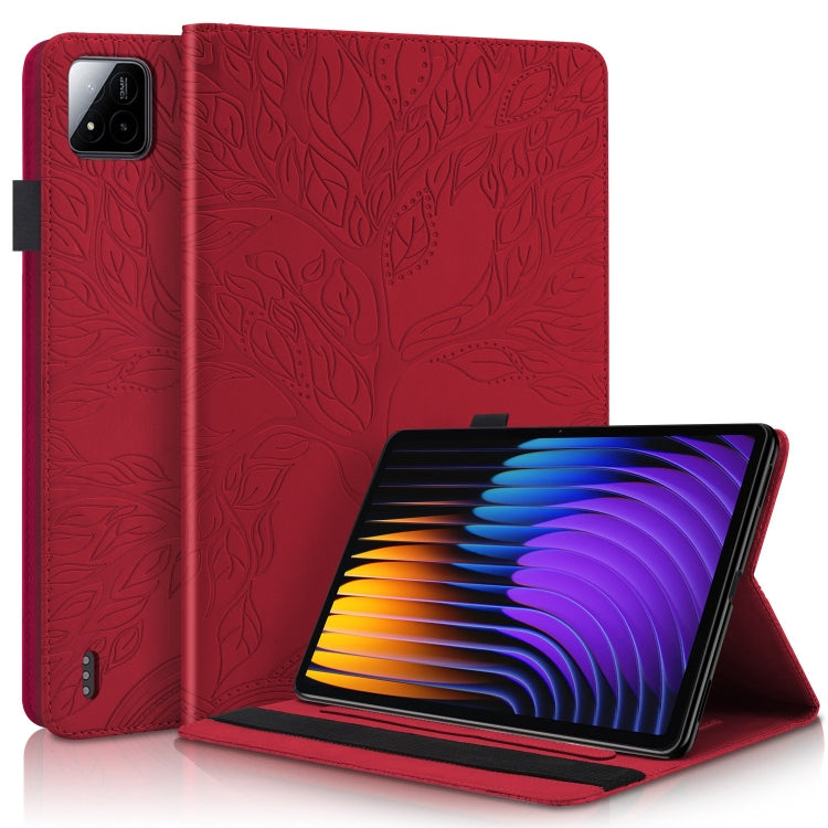 Life Tree Series Horizontal Flip Leather Tablet Case